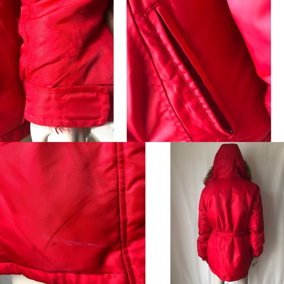 Vintage Paco Jeans red puffer jacket - Picture 6 of 7